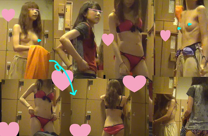 イケてる2人組の脱衣所で惜しみしなく素っ裸