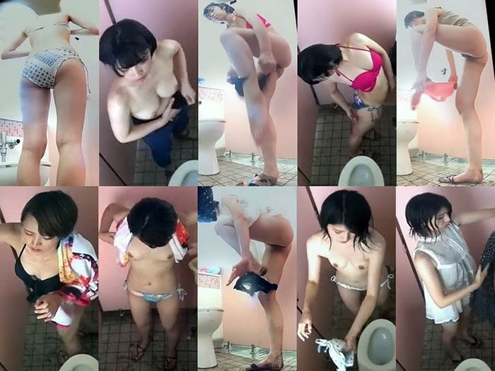 2カメラ海のトイレでお着換え2