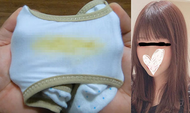 【HDしみぱん】同僚愛娘の極上バンギャが汗だくライブでたっぷり汚しちゃったパンティーwww